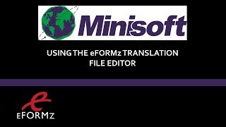 Using the eFORMz Translation File Editor