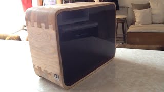gabinete madera, wooden PC case