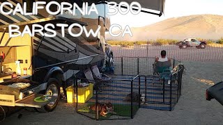 RV Desert Camping The California 300 Off-Road Race - Barstow, CA ||Tire Blowout Heading Home #camp