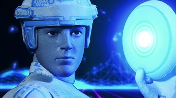 Disney Tron Deluxe Action Figures Stop-Motion Animation