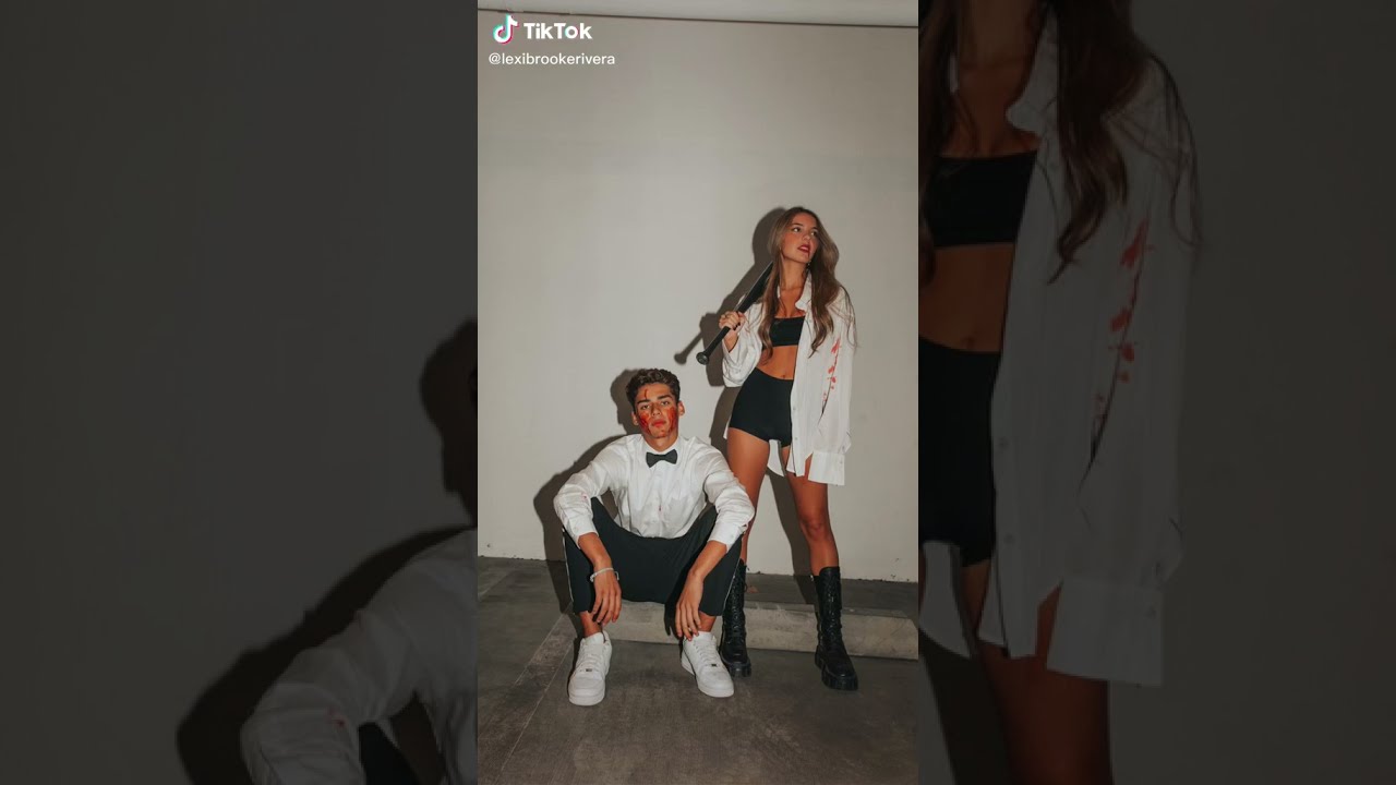Lexi Rivera's Halloween costume with Andrew Davilla YouTube