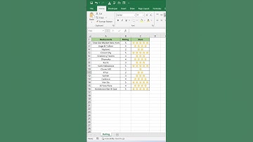 How to create dynamic star rating in excel sheet| #youtubeshorts #exceltech #dynamic  #excelworld