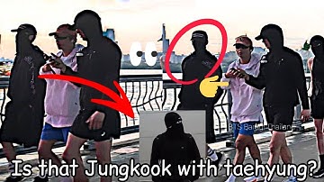 taehyung was running with Jungkook at the same bridge? Or that was someone else🤔