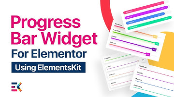 Progress Bar Widget for Elementor | ElementsKit | All In One Addons for Elementor Page Builder