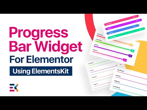 Progress Bar Widget for Elementor | ElementsKit | All In One Addons for Elementor Page Builder