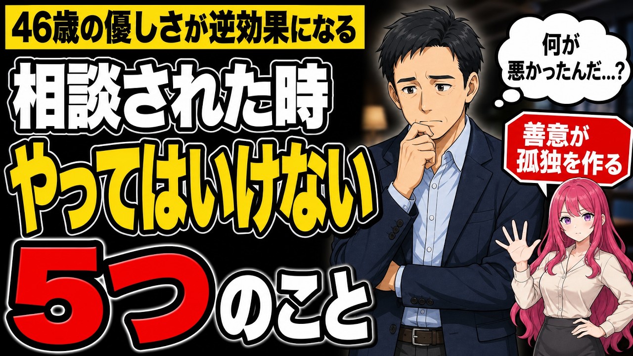 【恋愛心理学】女性が相談したくなる「聞き上手な男性」の特徴｜正論より刺さる大人の会話術【恋愛漫画】