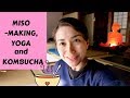 Miso-making, Yoga and Kombucha: A Wholesome day ❤️