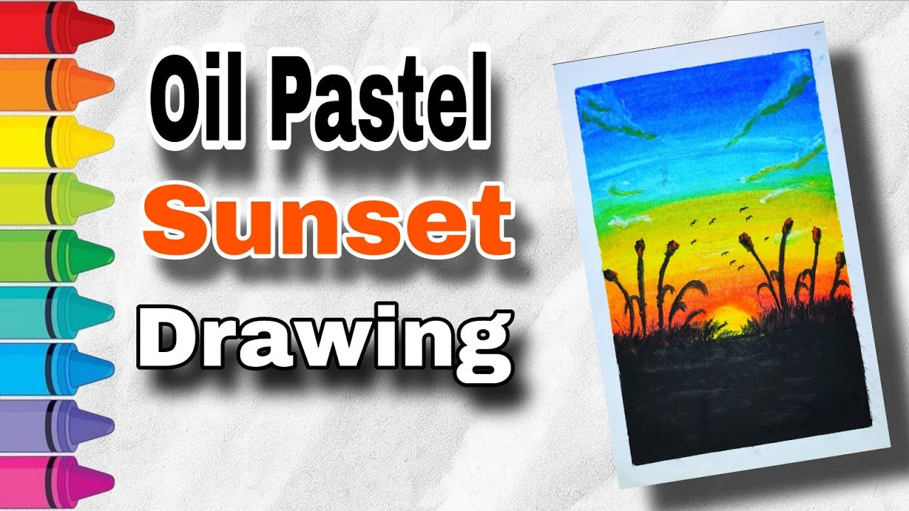 Tutorial Menggambar Sunset Menggunakan Crayon
