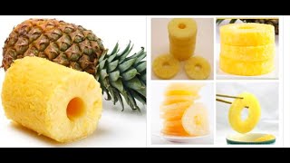 Pineapple peeling coring machine