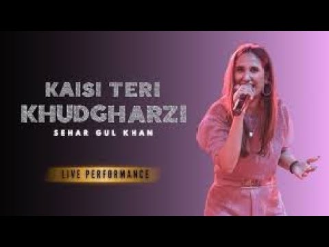KAISI TERI KHUDGARZI SONG SEHAR GUL KHAN LIVE PERFORMANCE IN SAUDI ARABIA RisewithAbinash 