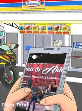 Story Wa Animasi Dangdut Koplo 30 detik Terbaru Maen HP mau ke indomaret