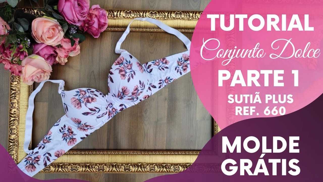 #MoldeGrátis Sutiã Plus Size | Ref. 660
