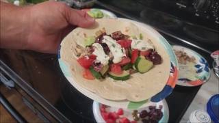 GREEK CHICKEN TORTILLA AND FUGETEK QUAD POD CAMERA STAND REVIEW @smokinwithskruggs