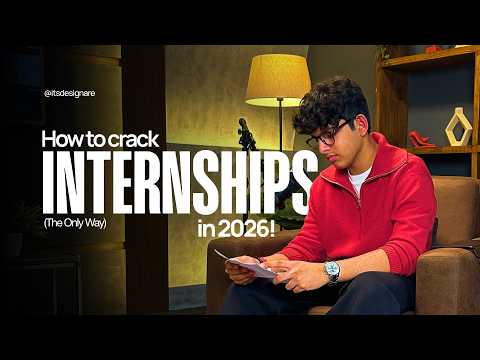 The Only Way You Will Get an Internship in 2026