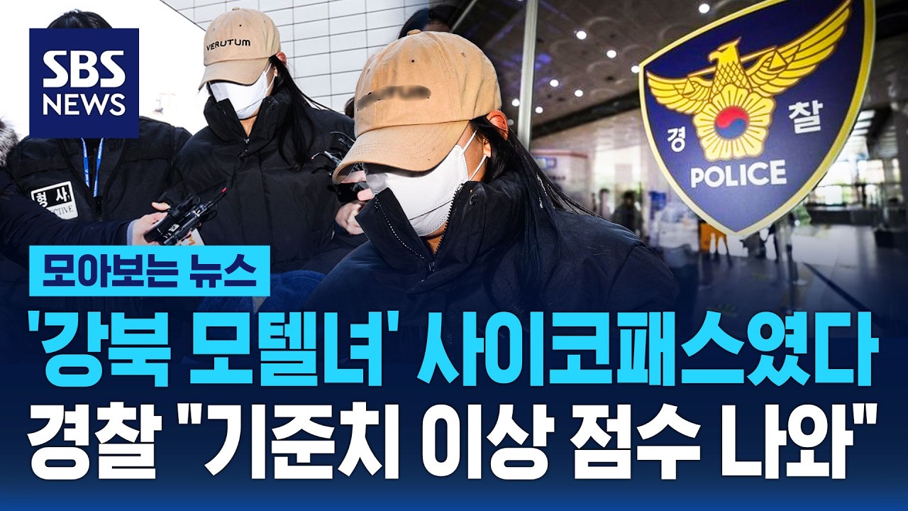 '강북 모텔 연쇄 살인' 피의자, 사이코패스였다..