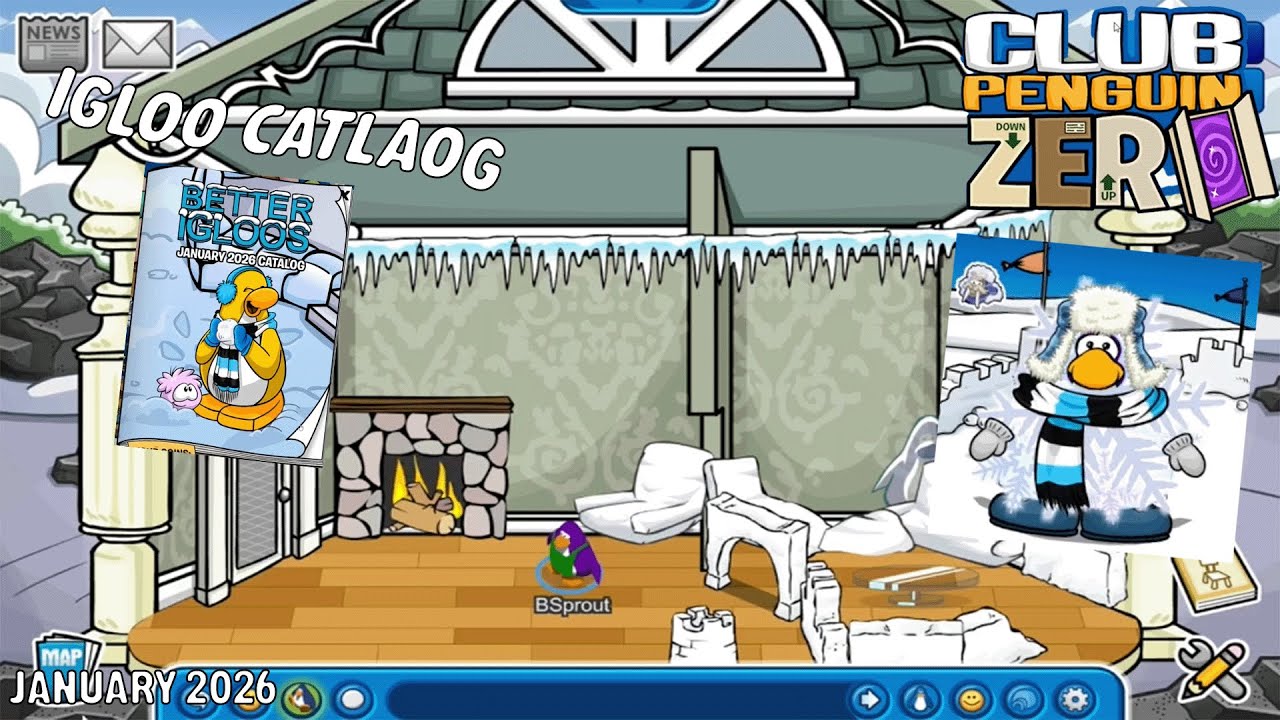 New Igloo Catalog + New Pin and Penguin Update! | Club Penguin Zero
