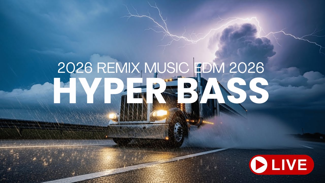 CAR MUSIC NIGHT DRIVE 😎🚗 HYPER BASS 🔊 EDM Remix 2026 🔥 Dance Party 🥳 Gym Motivation 💪 