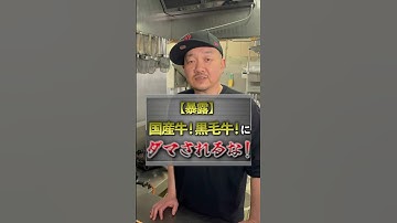 国産牛！黒毛牛に騙されるな！？#石川県焼肉 #金沢グルメ #モジャさん