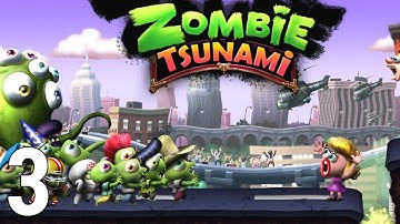 Zombie Tsunami Gameplay Walkthrough Part 3 - Quaterback Zombie 2022 (iOS/Android Games)