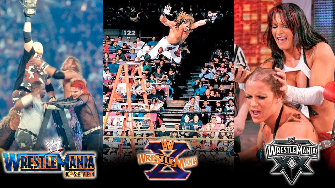 LOS 5 MEJORES WRESTLEMANIA DE TODA LA HISTORIA DE WWE - YouTube