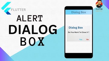 Alert Dialog | Dialog Box In Flutter
