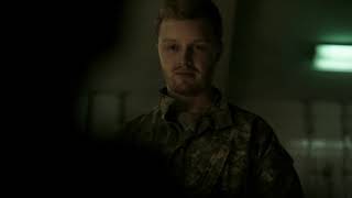 Fear The Walking Dead S3E1 - Travis And Nick Attack Guards Army Base Escape Scene