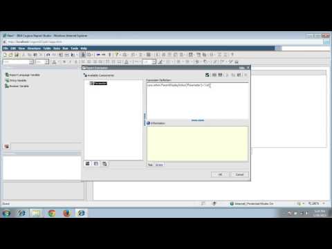 Cognos Tutorial - Hiding objects in a report using Style variable concept