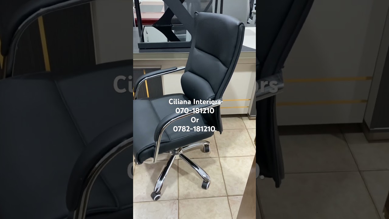 Leather Cushion Office Chair