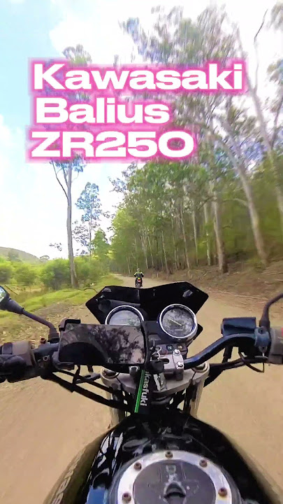 Kawasaki Balius 250cc 4 cylinder offroad trip. #moto #insta360 #kawasaki250