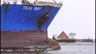 SHIP SPOTTING in Germany! Cargo Ships Winter Compilation!