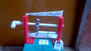 SINGLE PURCHASE CRAB winch