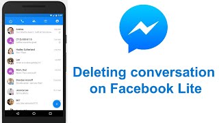 Delete Facebook Lite conversation permanently screenshot 2