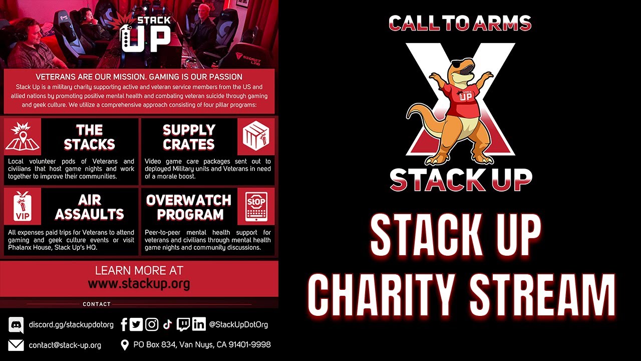 🎗️ 12-Hour Stream for Stack Up | Supporting Mental Health Through ...