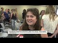 Woman donates $1 million to local teachers