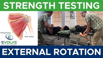 Shoulder External Rotation | Strength Testing with a Hand Held Dynamometer