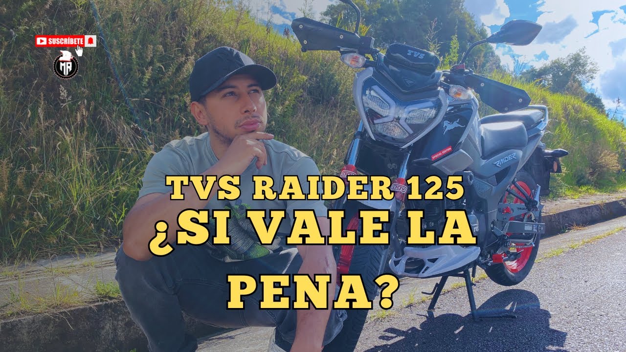 ¿La MEJOR 125 del mercado? TVS Raider 125