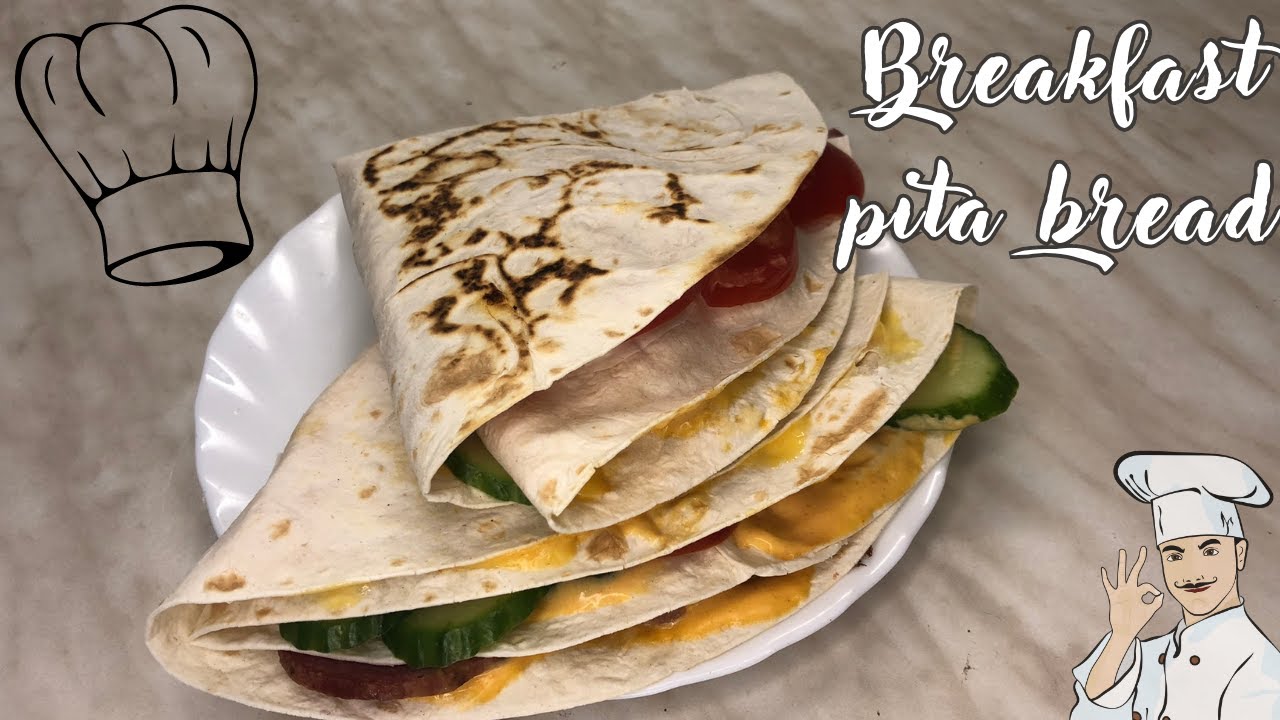 Pita bread breakfast for the lazy quick, tasty, satisfying! YouTube