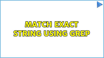Unix & Linux: Match exact string using grep (4 Solutions!!)