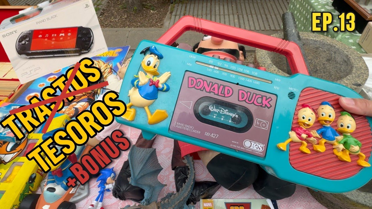 TESOROS en el Mercado del TRASTO + BONUS. Retro, Disney y mucho más.(St.Joan Abadesses)EP.13