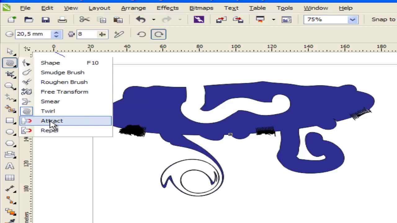 TUT 4 - Use The Tool (Smudge Brush; Roughen Brush; Free Transform; Smear; Twiri; Attract; Repe)