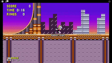 Classic Sonic Simulator V11.1 - Battery Battle Zone Act 1. (By: Powerfulperson12341.)