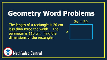 Geometry Word Problems   Perimeters | Algebra 1 |Geometry| Math Video Central
