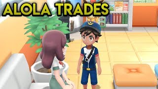 Pokemon Let's Go: All Alola Form Trades