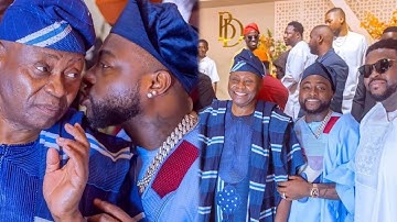 Davido, Billionaires dad & Full Adeleke Family At Cousin Wedding Brenda Adeleke Traditional Marriage