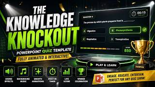 Ultimate PowerPoint Quiz Game Template | Fully Animated Quiz Show