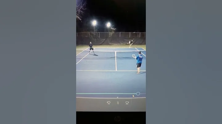 Tennis is a contact sport at Rawls Creek !