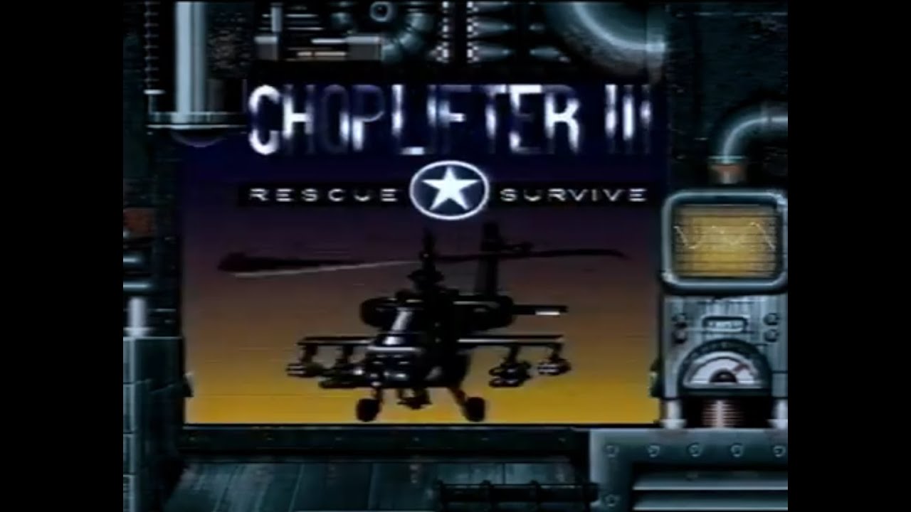 Jeu Choplifter 3 Sur Sega Game Gear – Version US Complète, Très Bon état