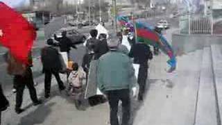 Azeri Protest voicing the recognition of the Khojali Genocid
