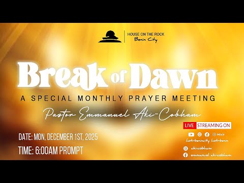 BREAKTHROUGH PRAYER MEETING 01 12 2025