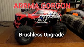 Arrma Gorgon Brushless Upgrade! 3s Speed Test!